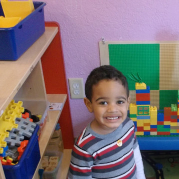 Kaleb in blocks